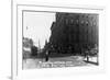 Sioux Falls, South Dakota - Southern View down Phillips Ave from 9th Street-Lantern Press-Framed Art Print