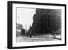 Sioux Falls, South Dakota - Southern View down Phillips Ave from 9th Street-Lantern Press-Framed Art Print