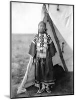 Sioux Girl, C1905-Edward S^ Curtis-Mounted Photographic Print
