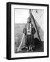 Sioux Girl, C1905-Edward S^ Curtis-Framed Photographic Print