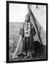 Sioux Girl, C1905-Edward S^ Curtis-Framed Photographic Print