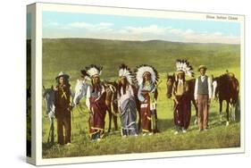 Sioux Indian Chiefs-null-Stretched Canvas