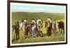 Sioux Indian Chiefs-null-Framed Art Print