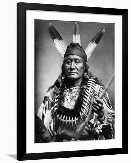 Sioux Man, C1890-null-Framed Photographic Print