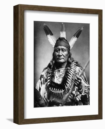 Sioux Man, C1890-null-Framed Photographic Print