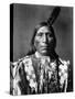 Sioux Man, C1907-Edward S^ Curtis-Stretched Canvas