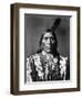 Sioux Man, C1907-Edward S^ Curtis-Framed Photographic Print