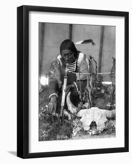 Sioux Medicine Man, c1907-Edward S. Curtis-Framed Giclee Print