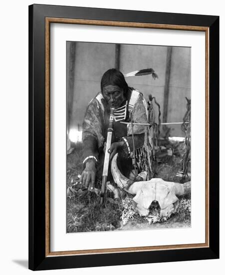 Sioux Medicine Man, c1907-Edward S. Curtis-Framed Giclee Print