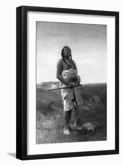 Sioux Medicine Man, c1907-Edward S. Curtis-Framed Premium Giclee Print