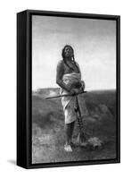 Sioux Medicine Man, c1907-Edward S. Curtis-Framed Stretched Canvas