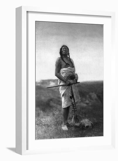 Sioux Medicine Man, c1907-Edward S. Curtis-Framed Giclee Print