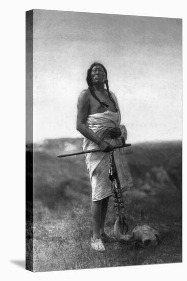 Sioux Medicine Man, c1907-Edward S. Curtis-Stretched Canvas