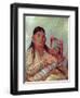 Sioux Mother and Baby, c.1830-George Catlin-Framed Giclee Print