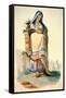 Sioux Mother with Baby in a Cradleboard-George Catlin-Framed Stretched Canvas