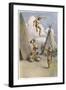 Sioux Myth of Ictinike Son of the Sun God-James Jack-Framed Art Print