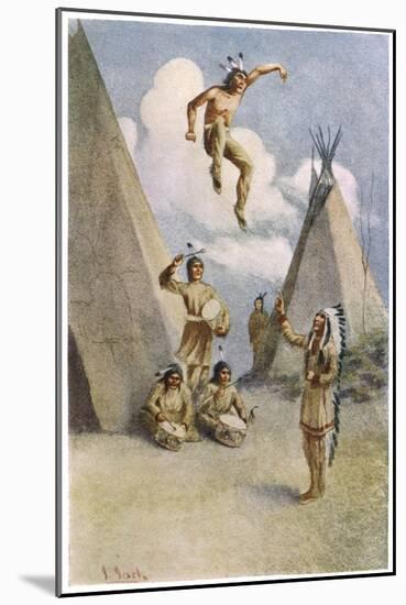 Sioux Myth of Ictinike Son of the Sun God-James Jack-Mounted Art Print