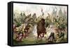 Sioux War Dance, 1888-null-Framed Stretched Canvas