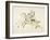 Sioux Warrior Armed with Sabre Attacking a Crow Indian-Kills Two-Framed Giclee Print