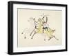 Sioux Warrior Armed with Sabre Attacking a Crow Indian-Kills Two-Framed Giclee Print