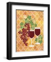 Sip of Wine-Bee Sturgis-Framed Art Print