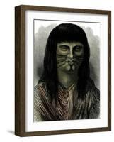 Sipibo Indian Peru 1869-null-Framed Giclee Print