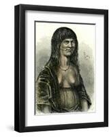 Sipibo Woman Peru 1869-null-Framed Giclee Print