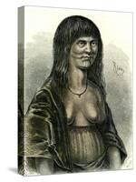 Sipibo Woman Peru 1869-null-Stretched Canvas