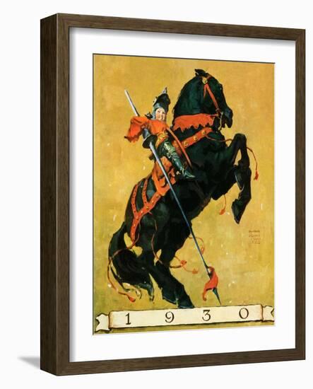 "Sir 1930,"January 1, 1930-William Meade Prince-Framed Giclee Print