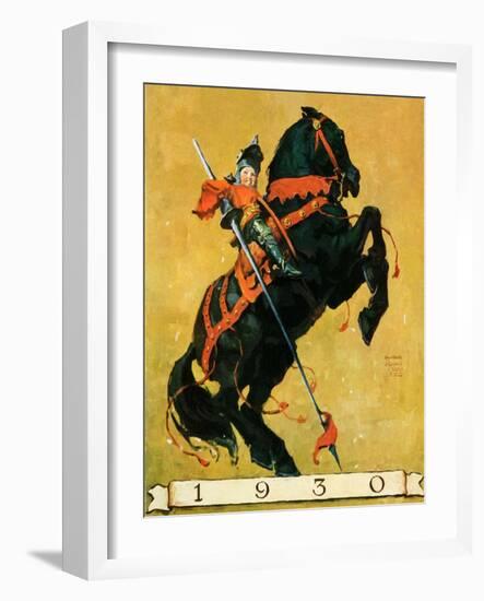 "Sir 1930,"January 1, 1930-William Meade Prince-Framed Giclee Print