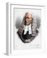 Sir Alexander James Edmund Cockburn, 12th Baronet, Lord Chief Justice of England, C1890-Petter & Galpin Cassell-Framed Giclee Print