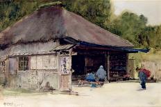 View of a Shinto Shrine, c.1889-Sir Alfred East-Giclee Print