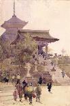 View of a Shinto Shrine, c.1889-Sir Alfred East-Giclee Print