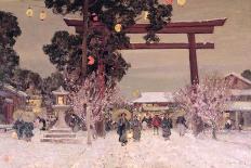 The Entrance to the Temple of Kiyomizu-Dera, Kyoto, with Pilgrims Ascending-Sir Alfred East-Giclee Print