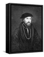Sir Anthony Denny, Courtier of Henry VII-WT Mote-Framed Stretched Canvas