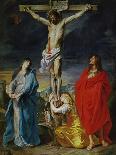 Christ Crucified with the Virgin, Saint John and Mary Magdalene-Sir Anthony Van Dyck-Giclee Print