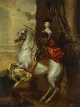 Equestrian Portrait of the Cardinal-Infante Ferdinand of Spain (1609-1641), Wearing Armour and…-Sir Anthony Van Dyck (Follower of)-Framed Giclee Print