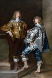 Lord John Stuart and His Brother, Lord Bernard Stuart (C.1623-45) C.1638-Sir Anthony Van Dyck-Giclee Print