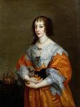 Portrait of Queen Henrietta Maria (1609-69)-Sir Anthony Van Dyck-Giclee Print