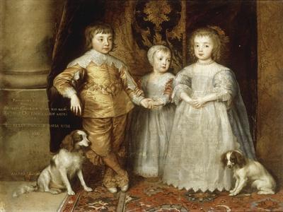 The Three Children of Charles I, 1635