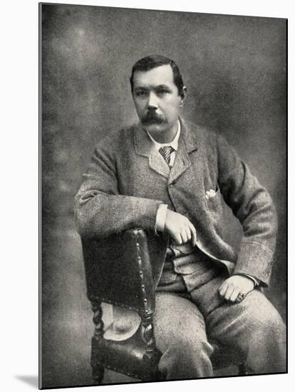 Sir Arthur Conan Doyle (1859-1930)-Herbert Rose Barraud-Mounted Photographic Print
