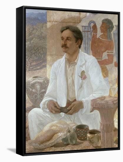 Sir Arthur Evans Among the Ruins of the Palace of Knossos, 1907-William Blake Richmond-Framed Stretched Canvas