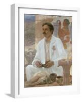 Sir Arthur Evans Among the Ruins of the Palace of Knossos, 1907-William Blake Richmond-Framed Giclee Print