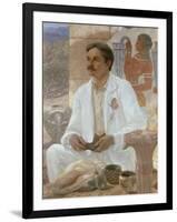 Sir Arthur Evans Among the Ruins of the Palace of Knossos, 1907-William Blake Richmond-Framed Premium Giclee Print