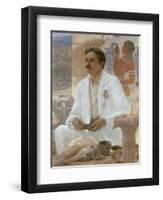 Sir Arthur Evans Among the Ruins of the Palace of Knossos, 1907-William Blake Richmond-Framed Giclee Print