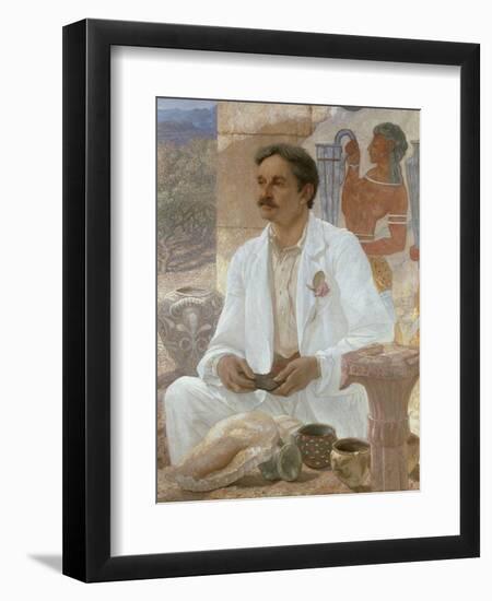 Sir Arthur Evans Among the Ruins of the Palace of Knossos, 1907-William Blake Richmond-Framed Giclee Print