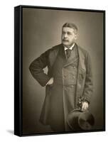 Sir Arthur Sullivan, Composer, Portrait Photograph-Stanislaus Walery-Framed Stretched Canvas