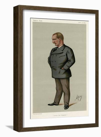 Sir Augustus Manns-Leslie Ward-Framed Art Print