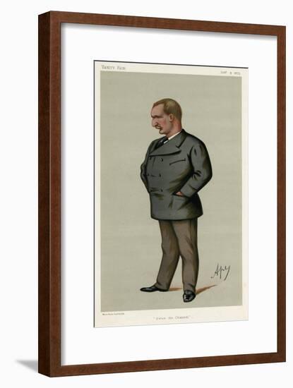 Sir Augustus Manns-Leslie Ward-Framed Art Print