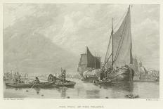 River Scene with Boats, 1815-Sir Augustus Wall Callcott-Giclee Print